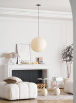 Handmade Mulberry Paper Pendant Light – Mid-Century Modern Washi Shade