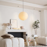 Handmade Mulberry Paper Pendant Light – Mid-Century Modern Washi Shade