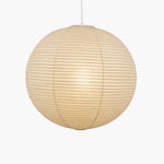 Handmade Mulberry Paper Pendant Light – Mid-Century Modern Washi Shade