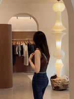 Rice Paper E Pendant Light