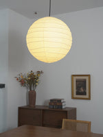 Washi Paper Whimsy Pendant Lamp – Two-Tone Cloud Pendant Light