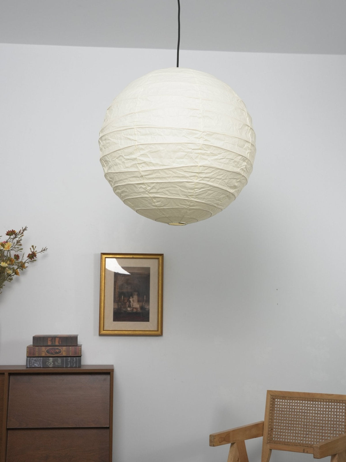 Washi Paper Whimsy Pendant Lamp – Two-Tone Cloud Pendant Light