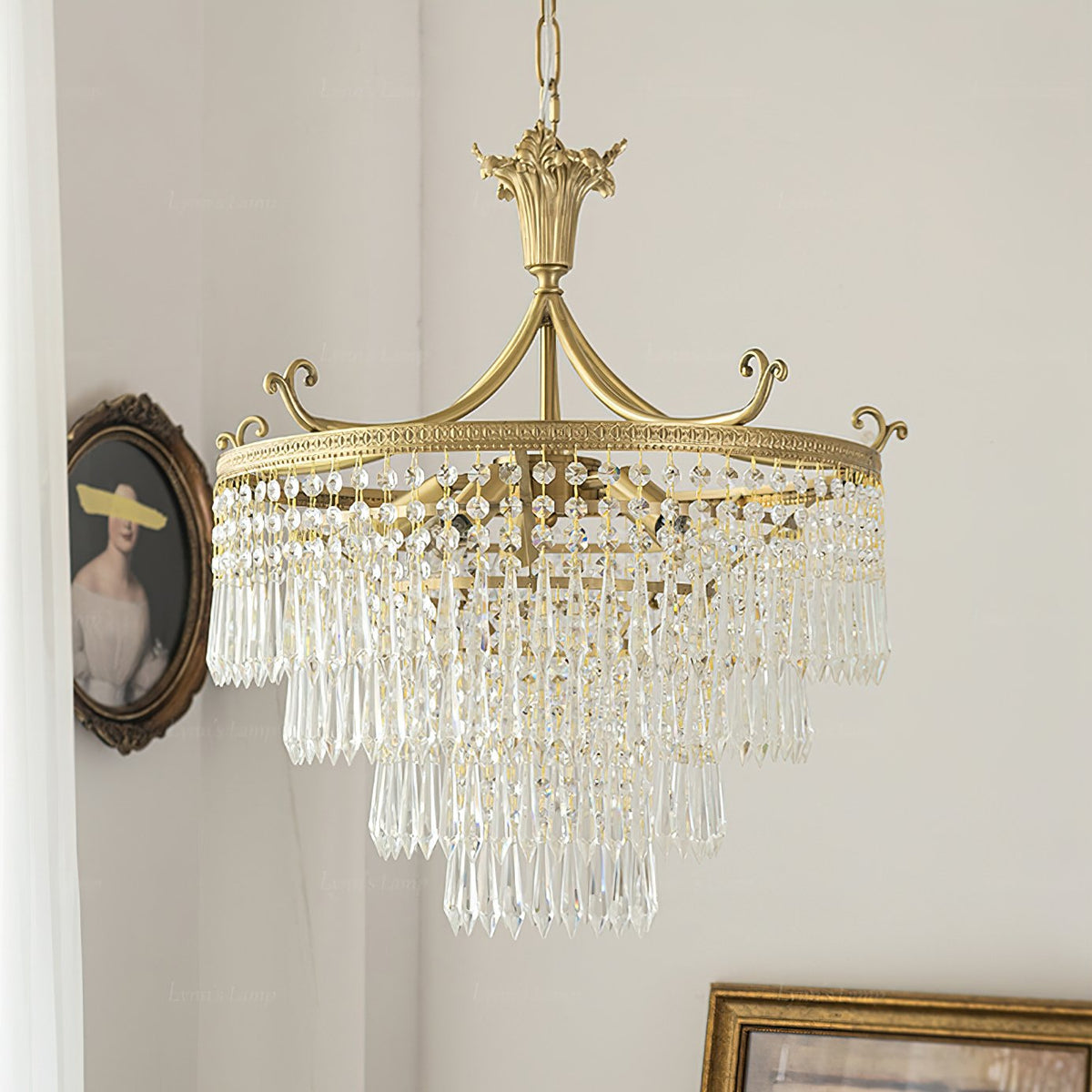 Water Drop Cascading Chandelier