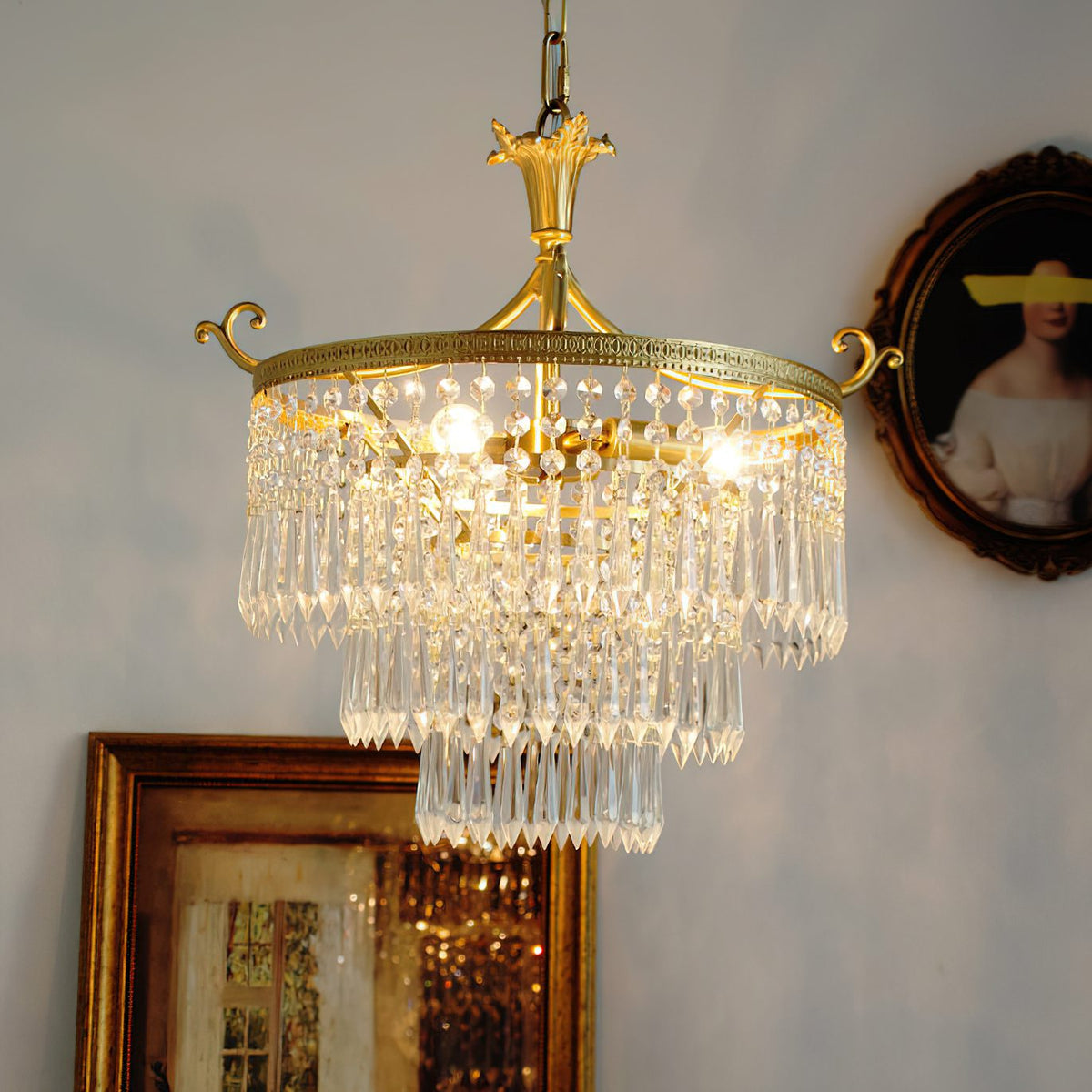 Water Drop Cascading Chandelier