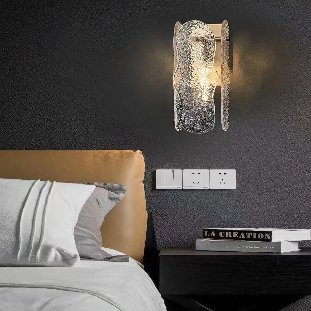 Water Ripple Glass Wall Lamp