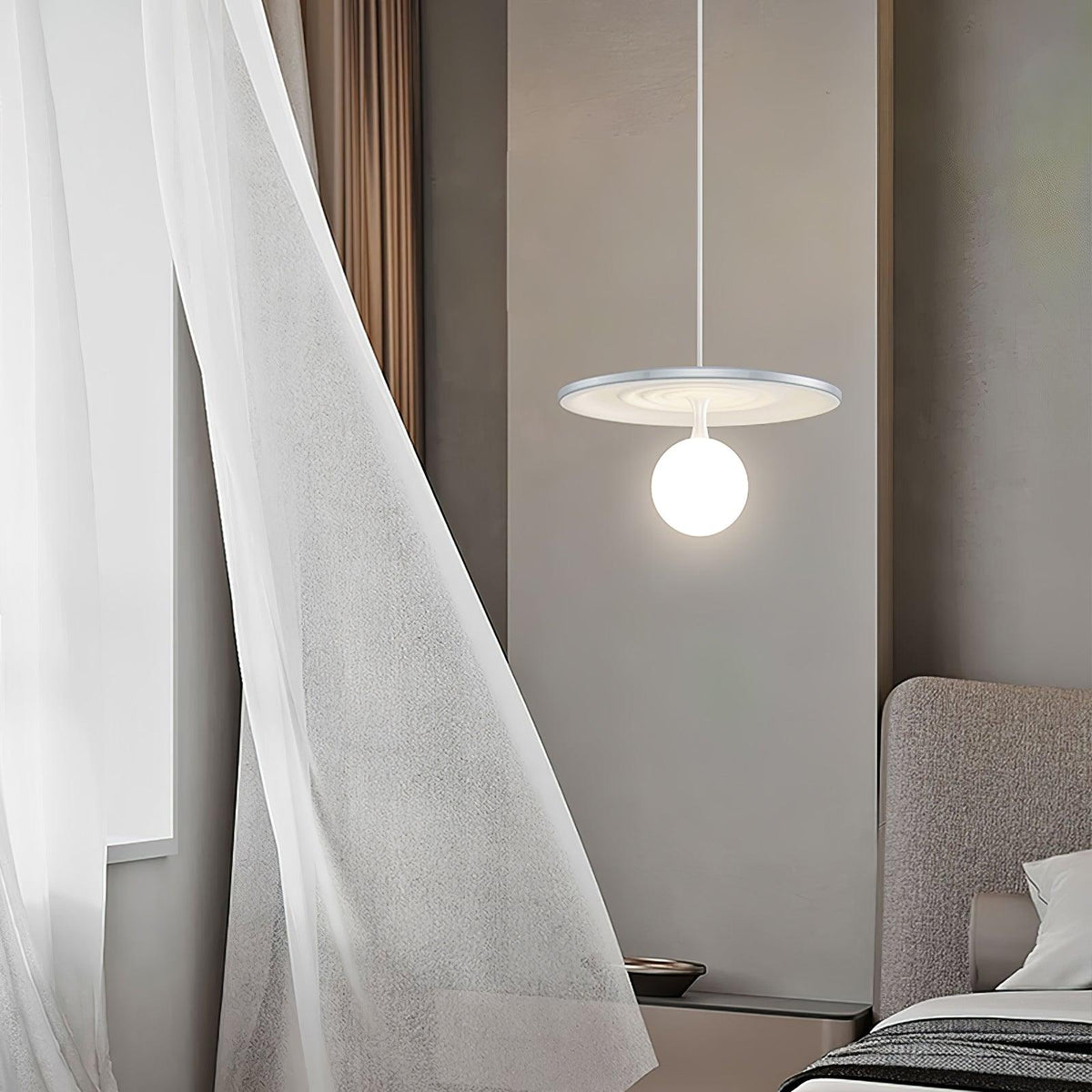 Modern Water Ripple Pendant Light for Living Room and Dining Room