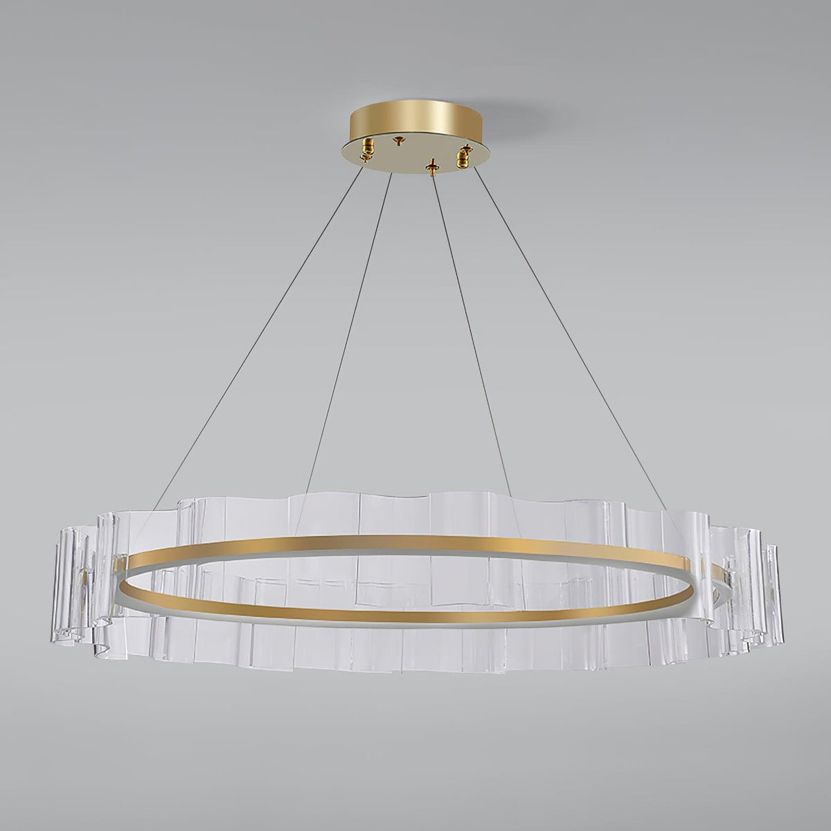 Water Wave Glass Chandelier
