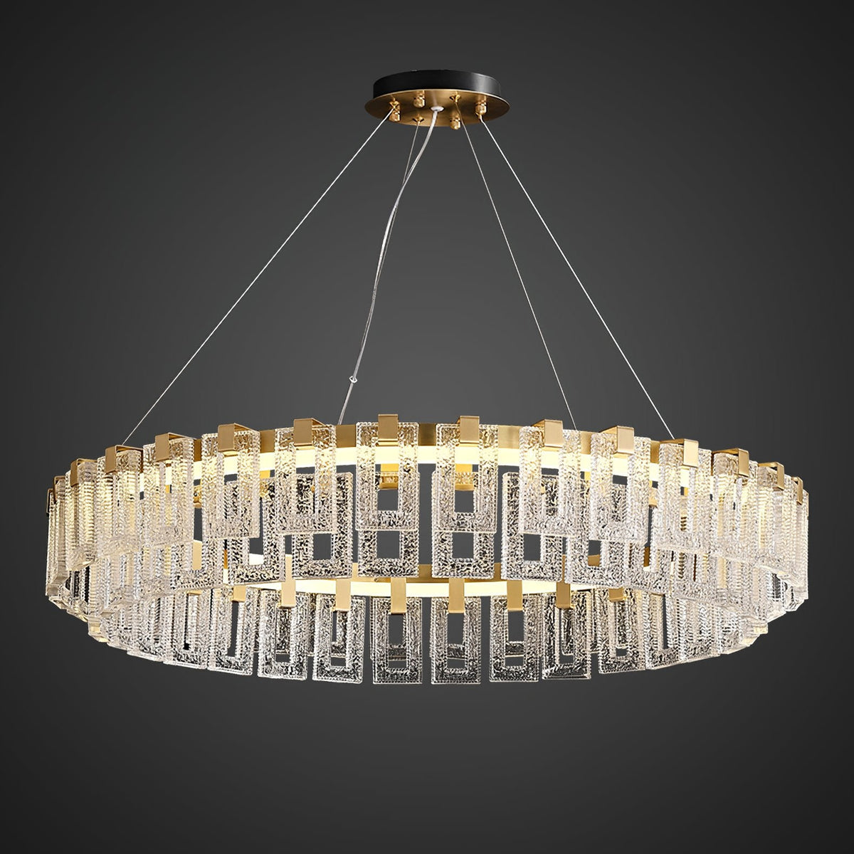 Watt Glass Chandelier