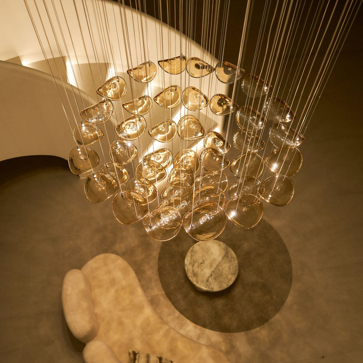 diy-floating-leaf-chandelier