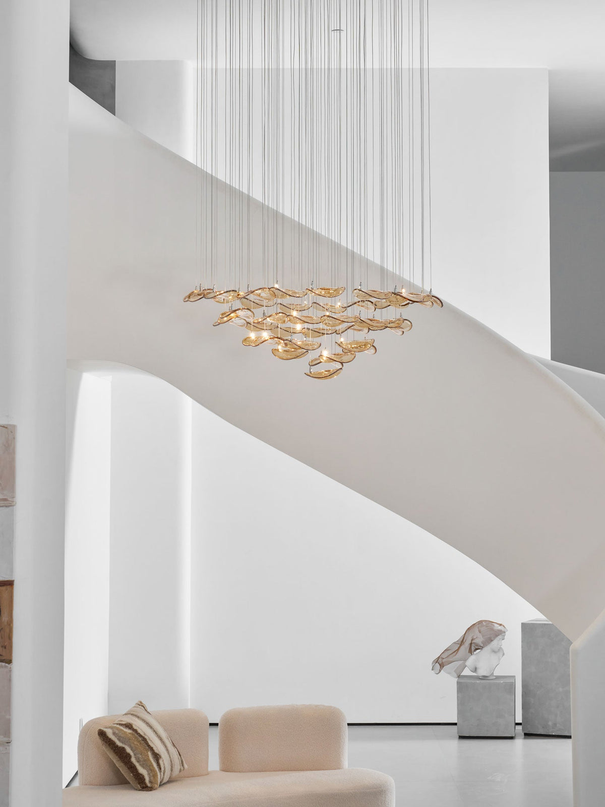 diy-floating-leaf-chandelier