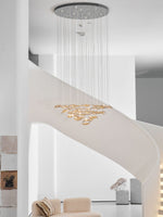 diy-floating-leaf-chandelier