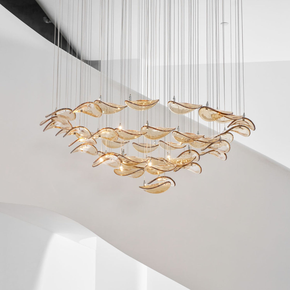 diy-floating-leaf-chandelier
