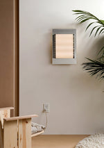 Wavelet Wall Sconce – Sculptural Fabric LED Wall Light in Stainless Steel