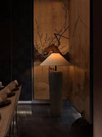 Weathered Wood Floor Lamp