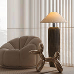Weathered Wood Floor Lamp