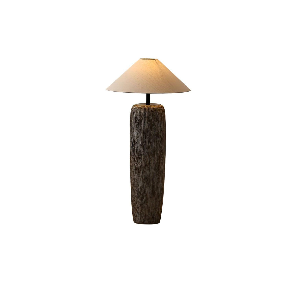 Weathered Wood Floor Lamp