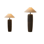 Weathered Wood Floor Lamp