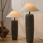 Weathered Wood Floor Lamp