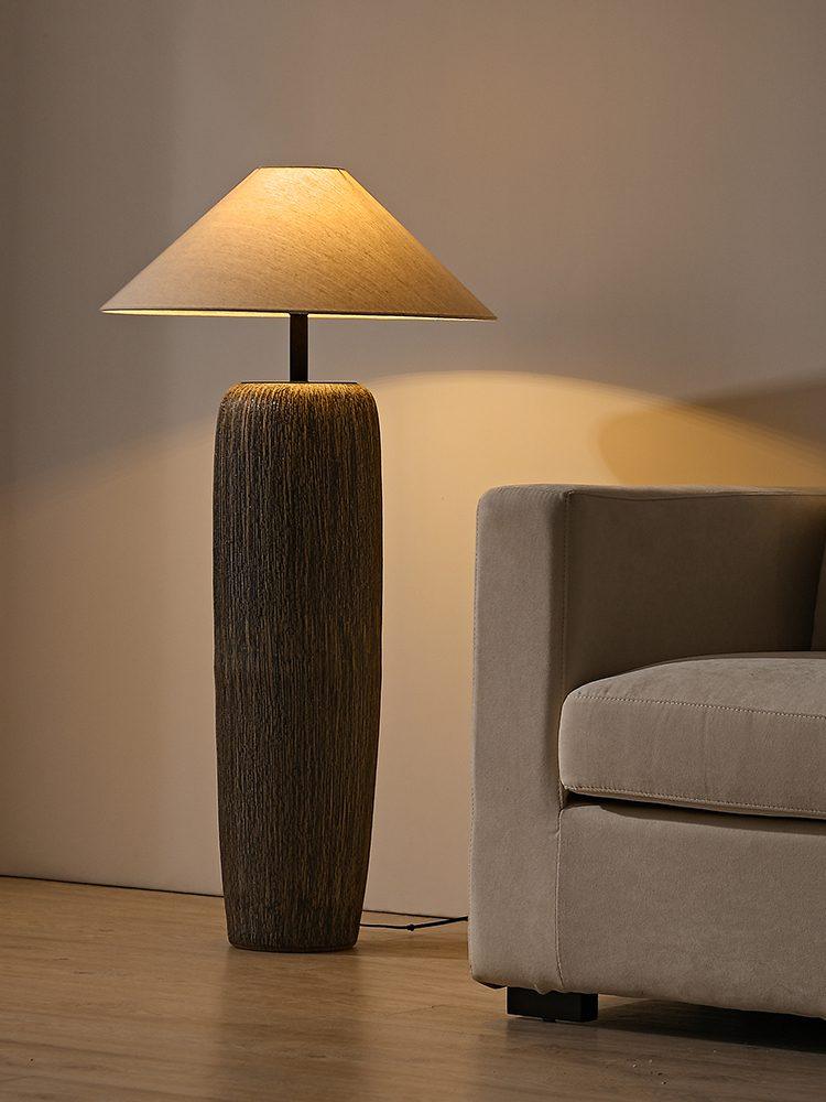 Weathered Wood Floor Lamp