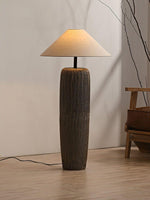 Weathered Wood Floor Lamp
