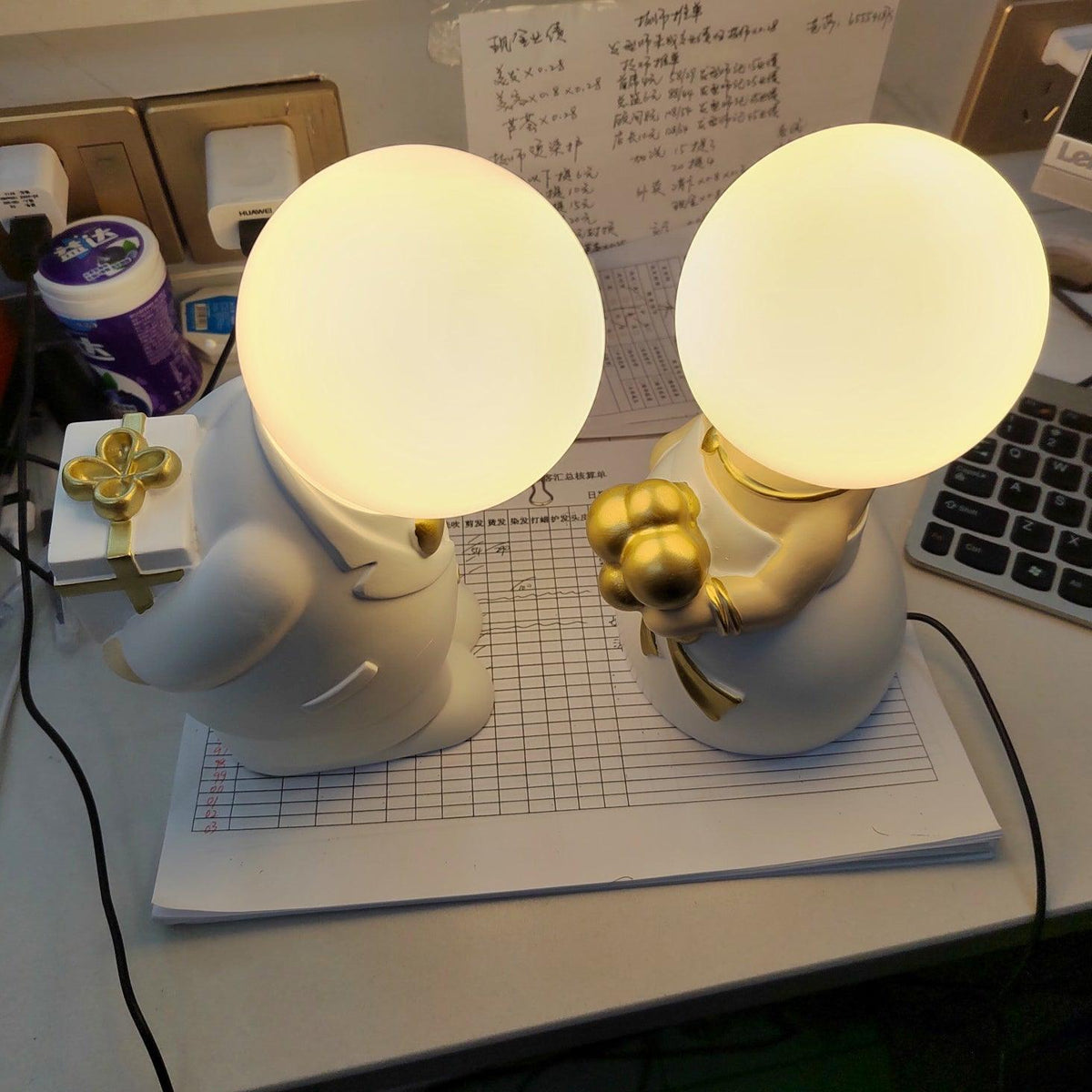 Wedding Decoration Built In Battery Table Lamp