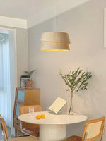 Nyla Fabric Pendant Light – Modern Minimalist Ceiling Lamp for Dining & Living Spaces