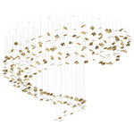 Whispering Kerchiefs Modern Glass Chandelier for Living and Dining Rooms