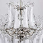 White Cloud Glass Petals Chandelier – Modern Venetian Style Lighting