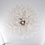 White Cloud Glass Petals Chandelier – Modern Venetian Style Lighting