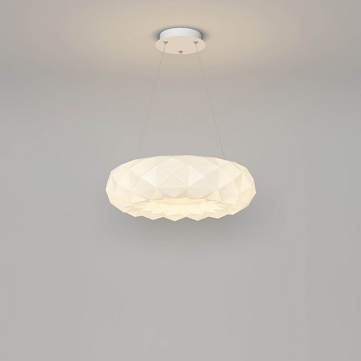 White Hive Pendant Light