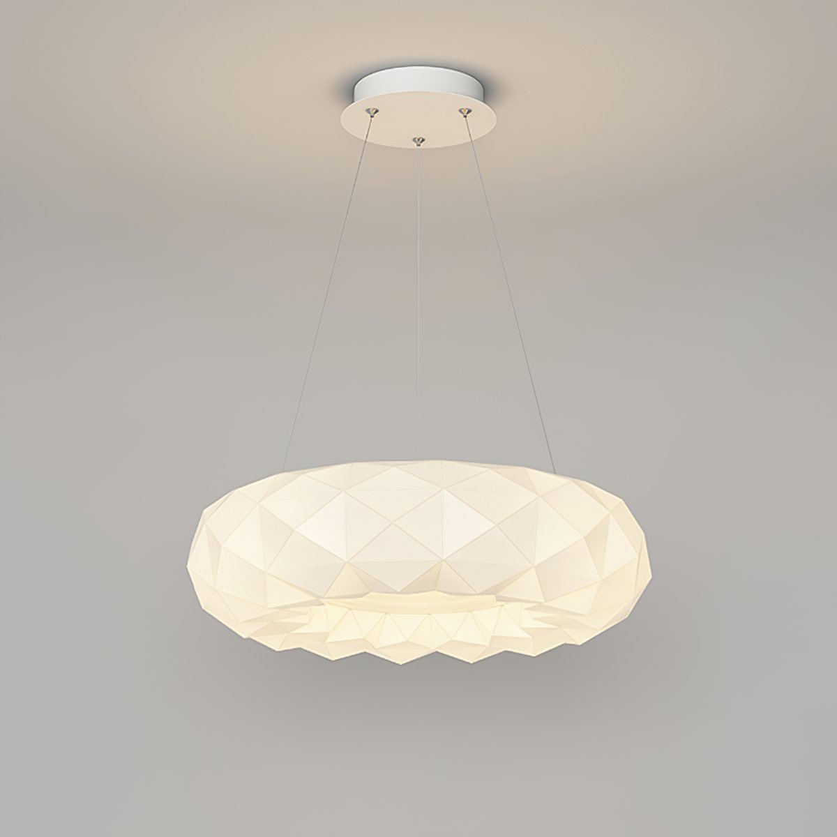 White Hive Pendant Light