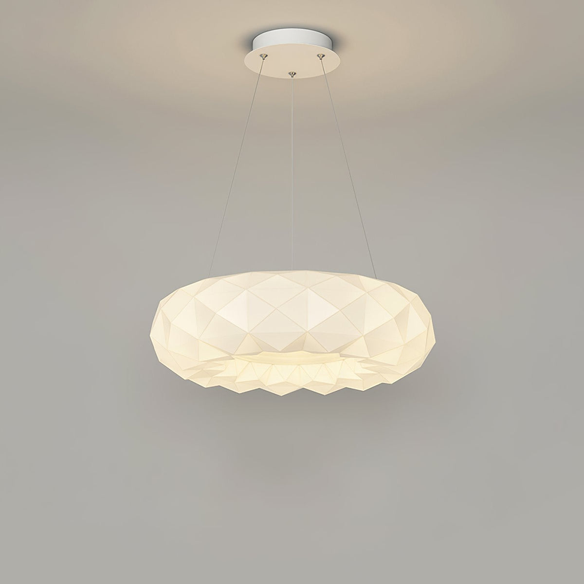 White Hive Pendant Light