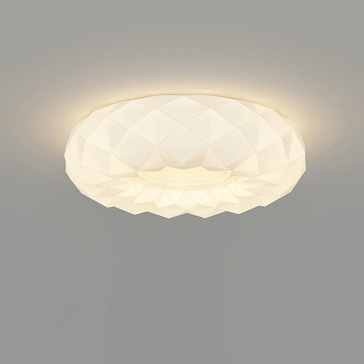 White Honeycomb Ceiling Lamp