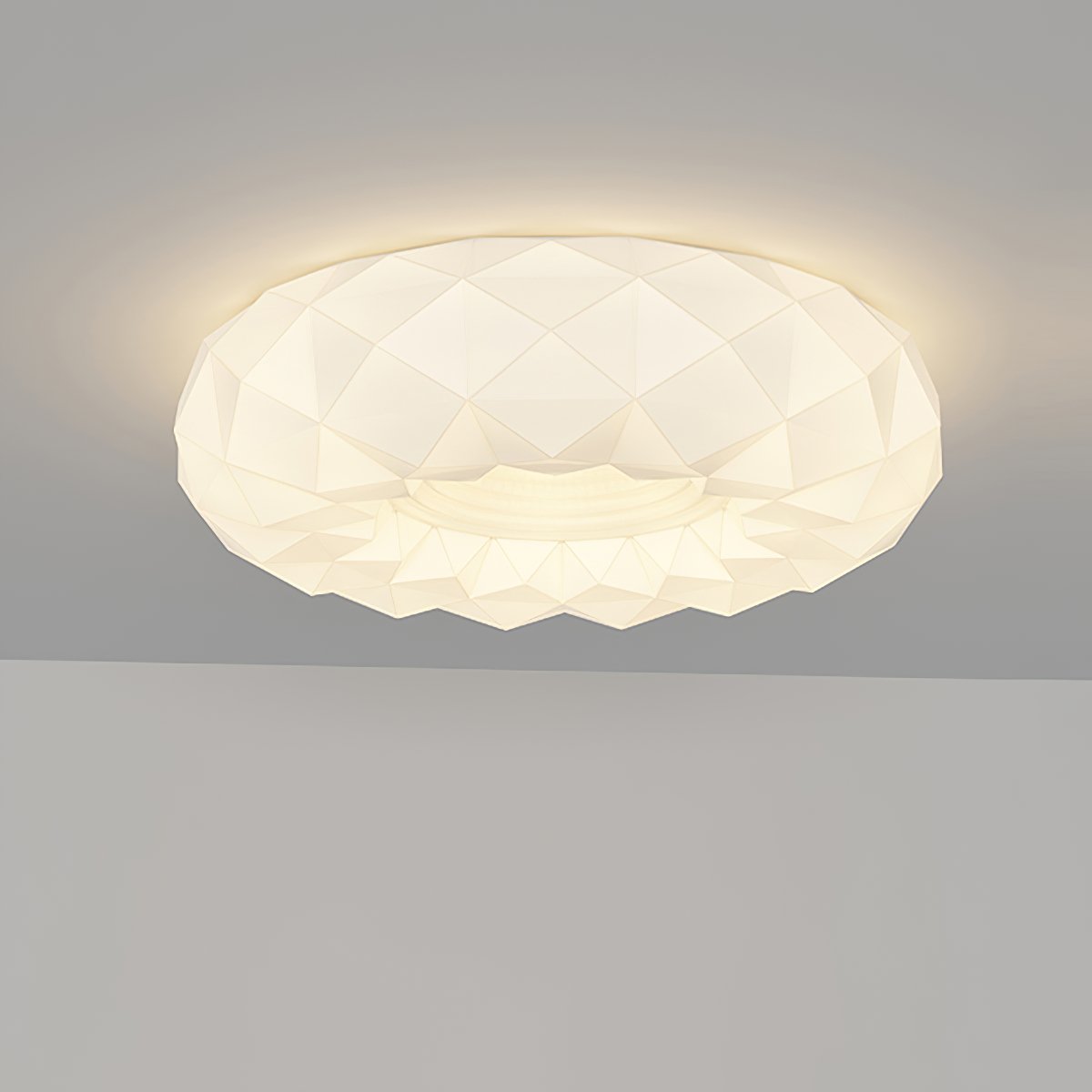 White Honeycomb Ceiling Lamp