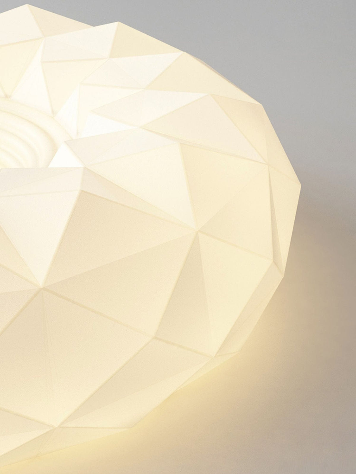 White Honeycomb Ceiling Lamp