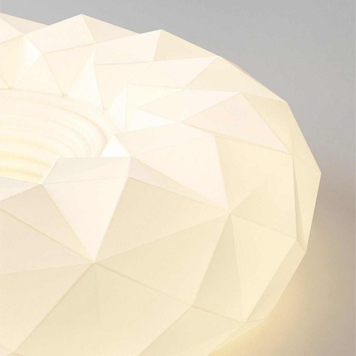 White Honeycomb Ceiling Lamp