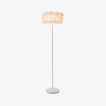 White Hydrangea Floor Lamp