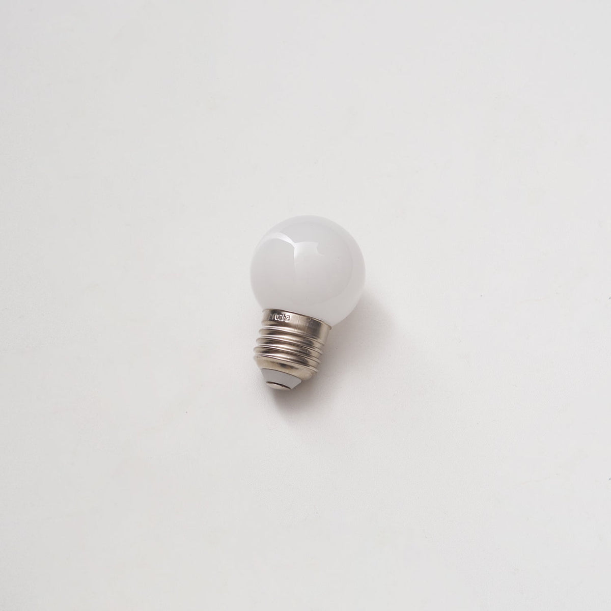 Lumière White Glass LED Bulb — E26/E27 Dimmable Replacement for Designer Fixtures