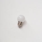 Lumière White Glass LED Bulb — E26/E27 Dimmable Replacement for Designer Fixtures