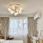 white-tulip-ceiling-light