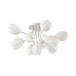 white-tulip-ceiling-light