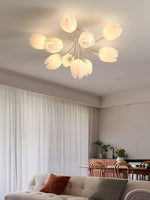 white-tulip-ceiling-light