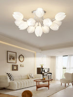white-tulip-ceiling-light