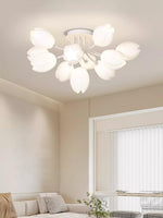 white-tulip-ceiling-light