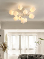 white-tulip-ceiling-light