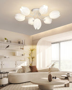 white-tulip-ceiling-light