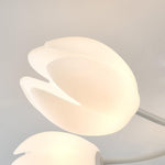 white-tulip-ceiling-light