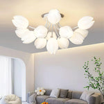 white-tulip-ceiling-light