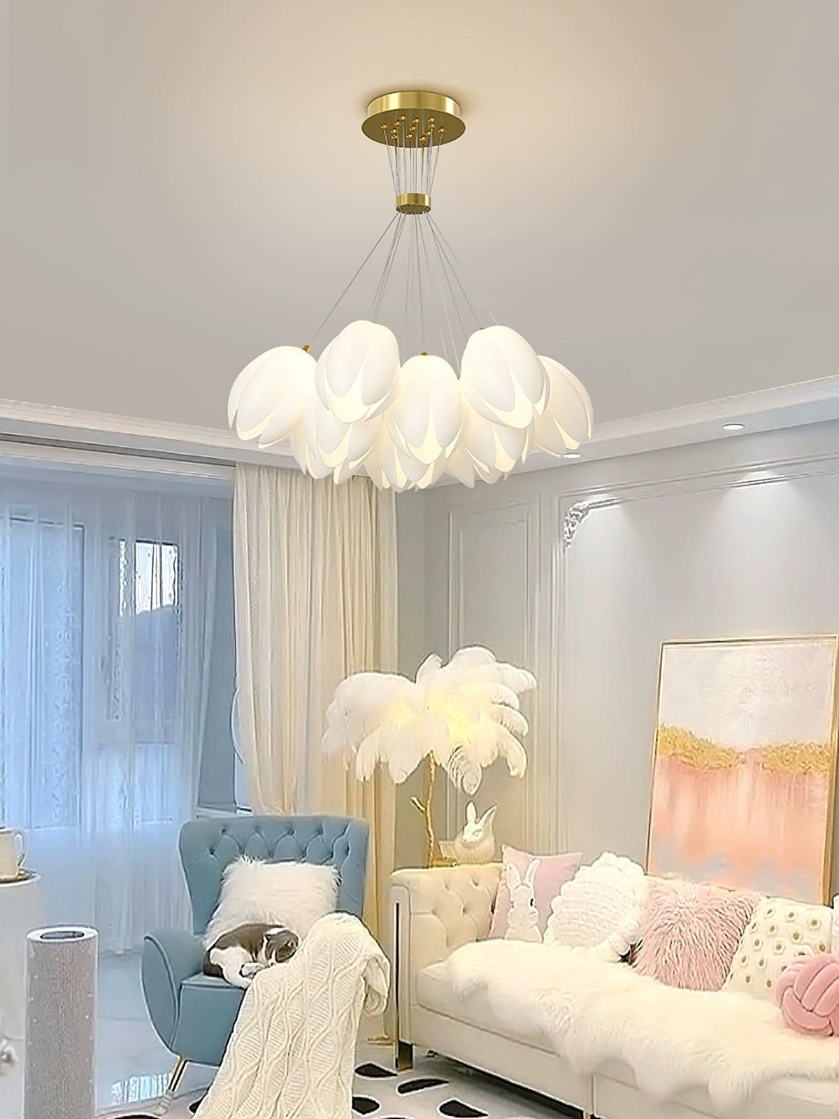 white-tulip-chandelier