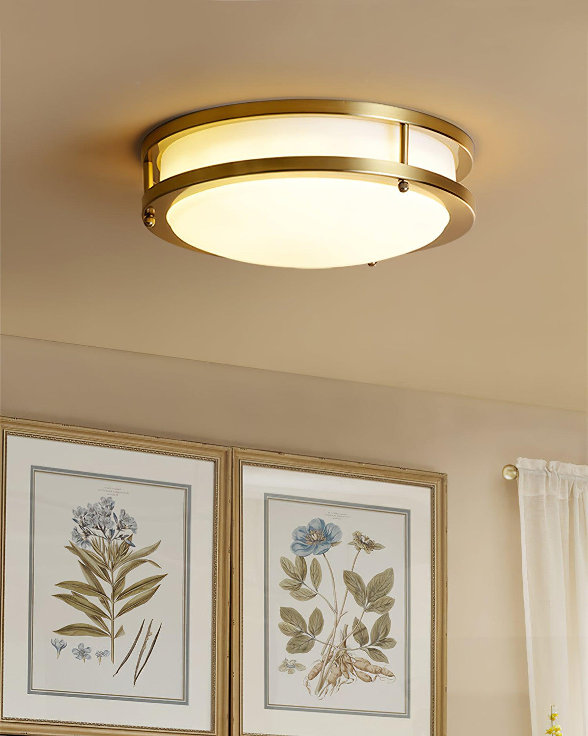 whittier-natural-brass-flush-ceiling-light